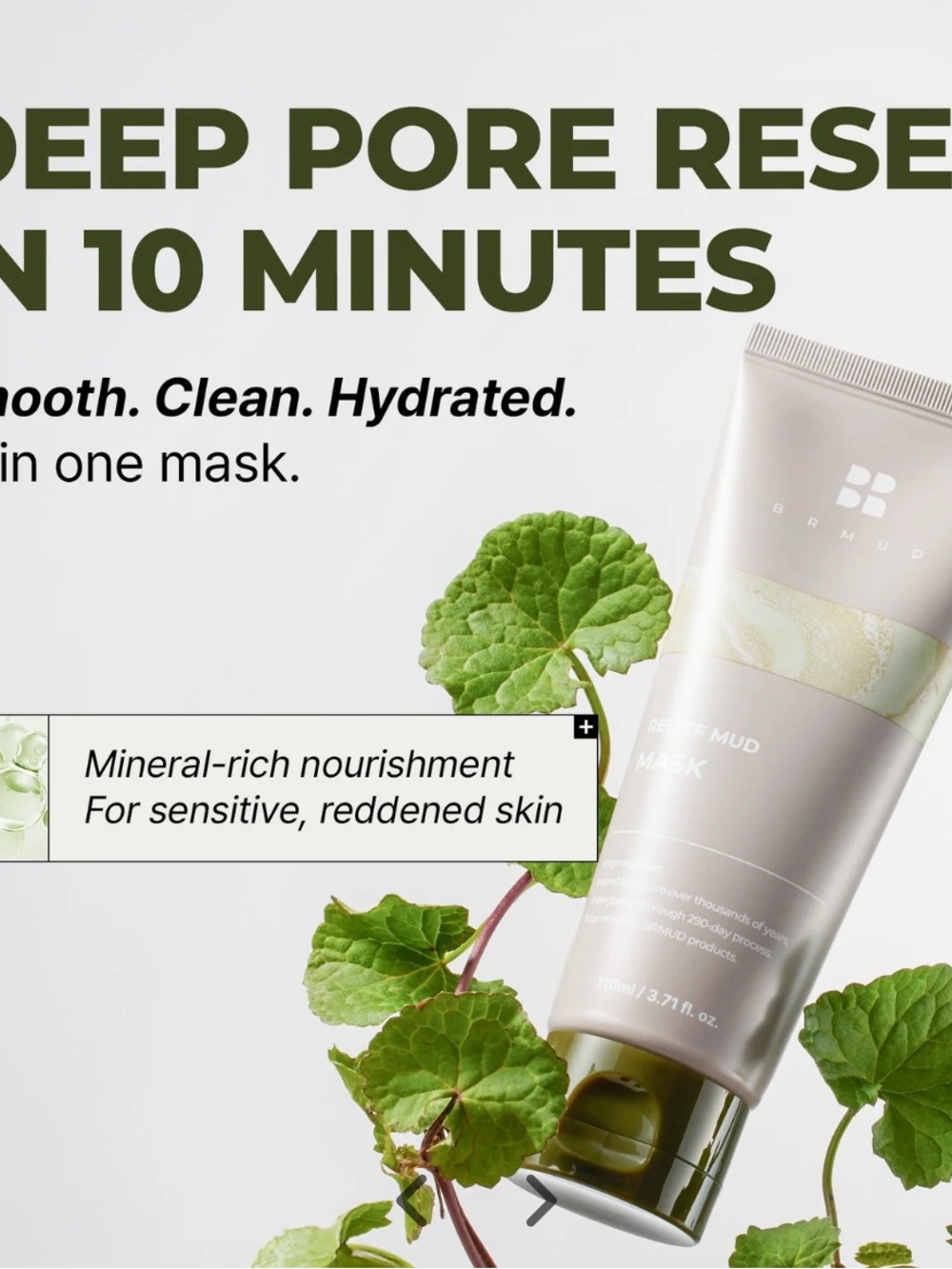 Sephora Sleek Green & Cream Repair Mud Mask